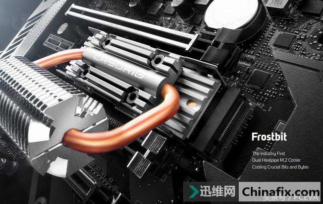 M.2固态硬盘散热器Frostbit来袭：固态硬盘过热限速的毛病治好了