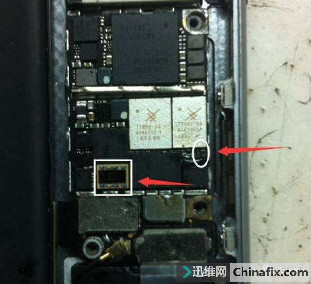 iPhone6信号弱、切换时跳水维修分析