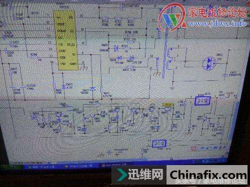 创维晶电视有显示红灯 绿灯不会启动开不了机是如何维修