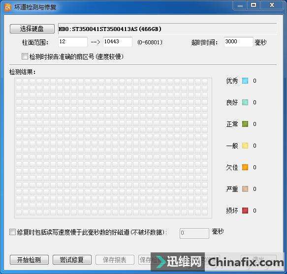 硬盘有坏道系统如何用软件来进行修复？