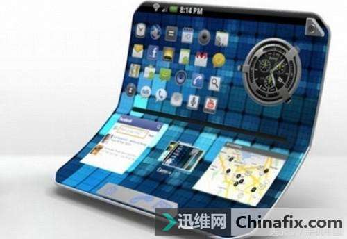 柔性可弯折平板电脑上手体验 科幻走进现实！