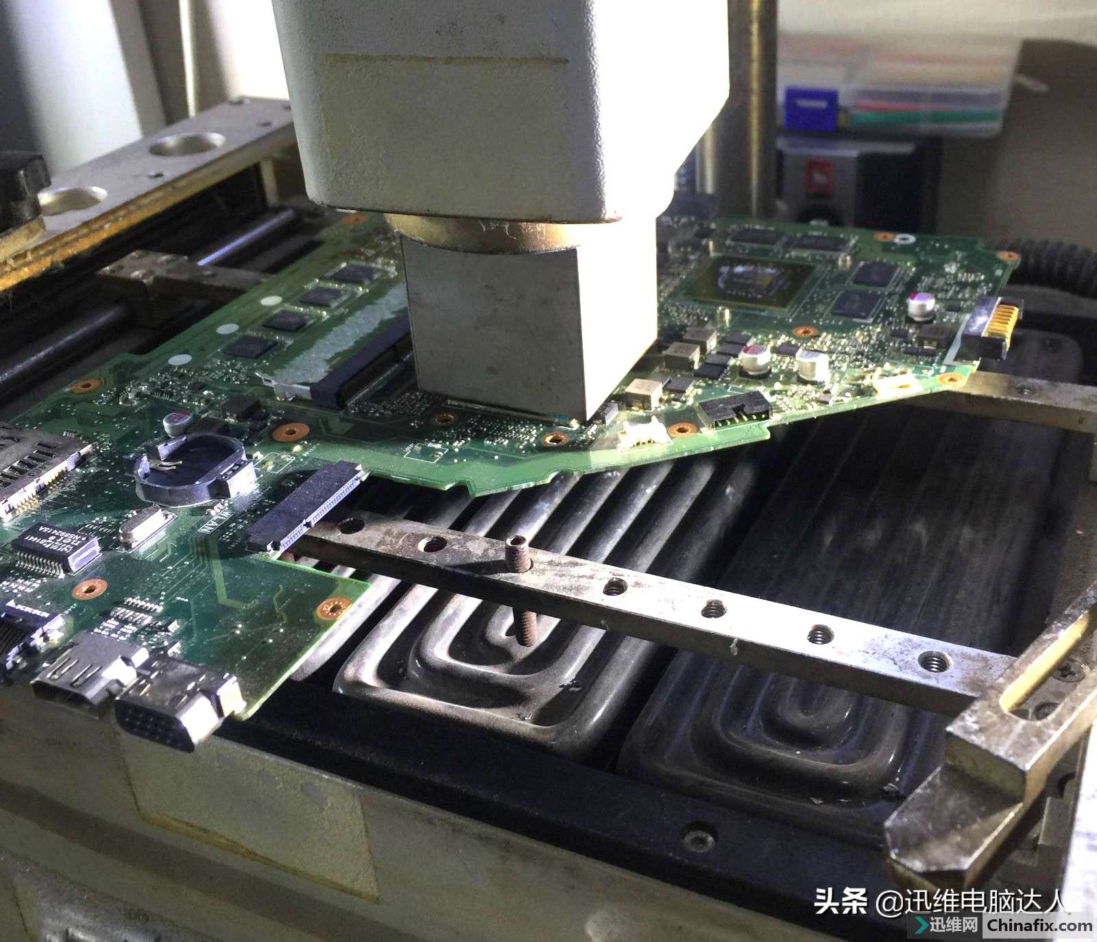 外星人笔记本不开机，乾坤大挪移，手工植球更换CPU完美亮机