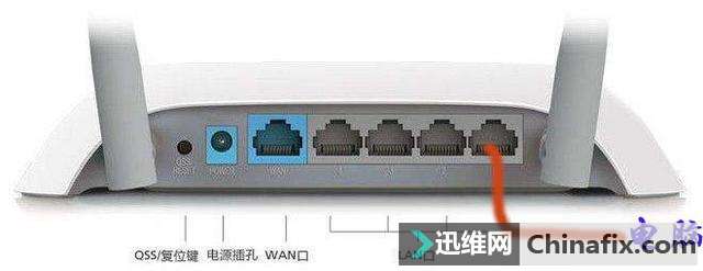 二个无线路由器有线连接，有再多的电脑也不怕没网络了