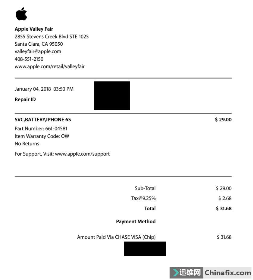 到苹果店等候了一天交钱换新电池，回家却发现电池根本没换