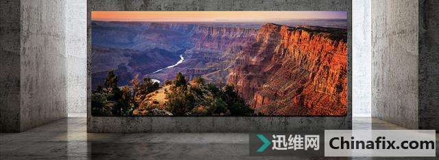 真·电视墙，三星推出 292 英寸 8K 辨别率电视