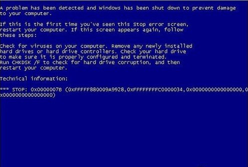 U盘装Win7系统时出现蓝屏问题该如何维修？