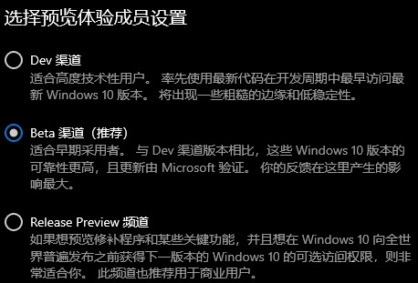 Win11预览成员选哪个？Win11预览体验成员设置选项介绍