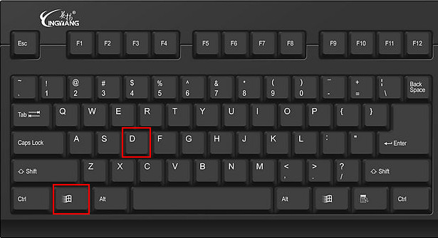 教你几种win7系统显示桌面的小方法