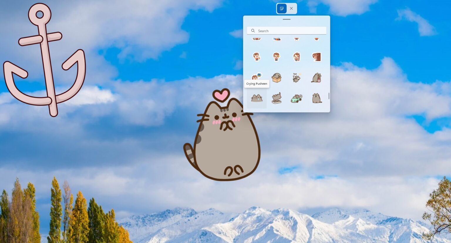 Win11带来秘密功能“桌面贴纸”：22H2 版本已可用