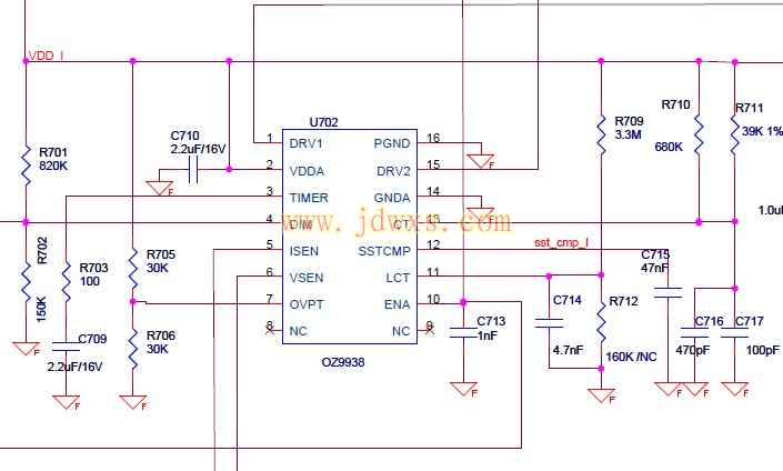 OZ9938工作原理和应用电路图纸和去保护功能方法
