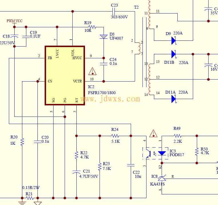 FSFR1700 1800应用电路图纸