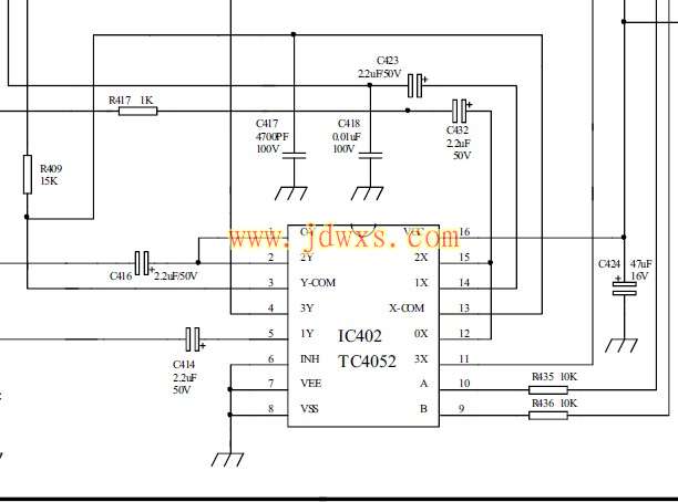 TC4052电路图纸引脚功能电压资料参数