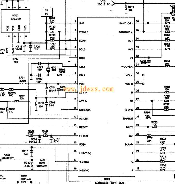 LC863524B引脚功能电路图纸资料总线调整