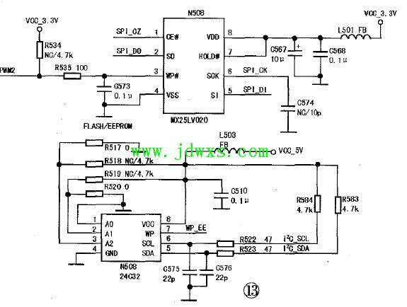 MX25LV020应用电路图