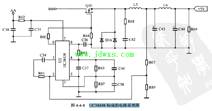 UC38438 构成的电路原理电路图纸