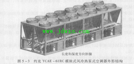 约克YCAE -61RC 模块式风冷热泵式空调器 故障现象制冷状态下室外压缩机停但风机仍转的 ...