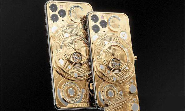 俄品牌推出iPhone11“土豪金”版，售价约50万！打扰了