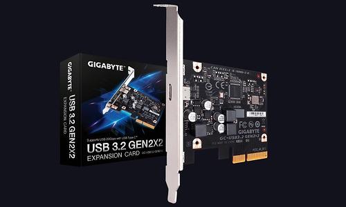 技嘉推出首款USB3.2Gen2x2扩展卡：Type-C接口，20Gbps