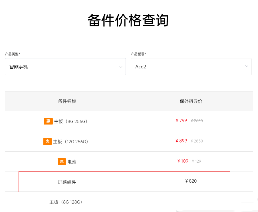 熊孩子又来闯祸了，OPPO Ace2手机屏幕碎了多少钱能搞定？