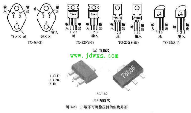 变频空调器电脑板典型电子器件三端不可调稳压器的原理与检测方法