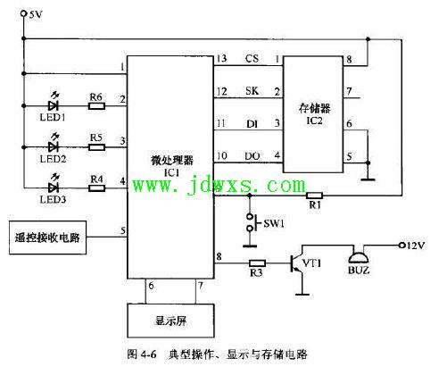 变频空调操作、显示与存储电路原来与检修