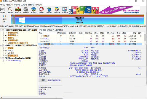 DiskGenius 数据恢复软件下载（64位)