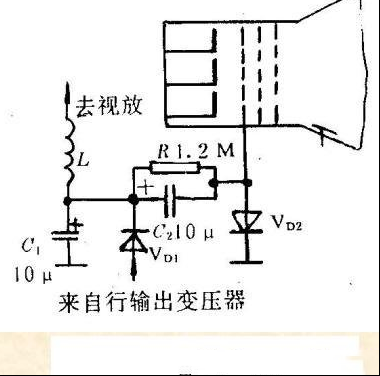 显示器关机亮点消除电路图
