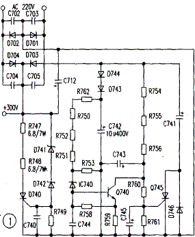 夏普21N52-E1/E2正常收看中突然呈三无