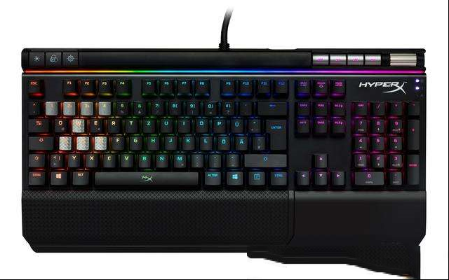 HyperX Alloy Elite RGB阿洛伊精英RGB游戏机械键盘测评