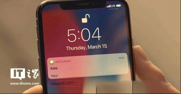 苹果iPhone X最新广告中，iOS 11显示bug意外曝光