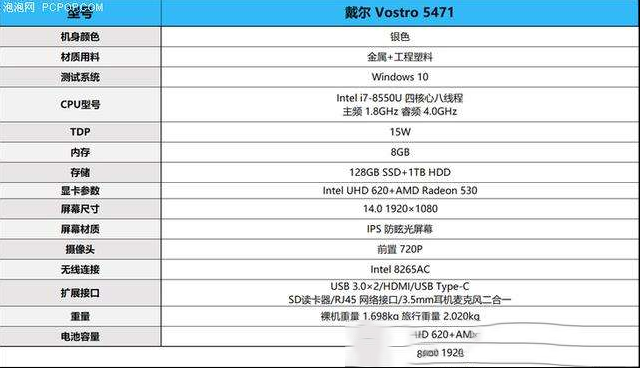 戴尔 Vostro 5471 商用笔记本测评：四核i7强势加盟！