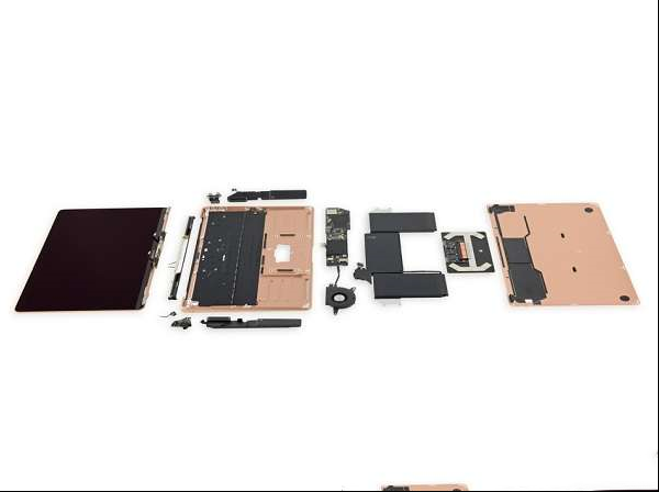 新款MacBook Air拆解：电池可单独更换，自行升级可能性为0