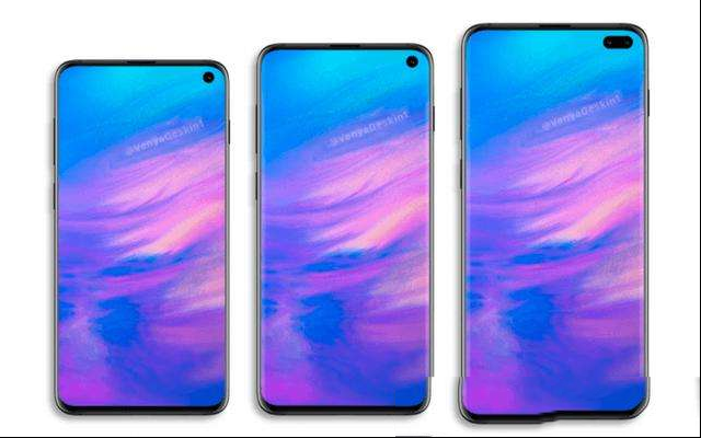 三星Galaxy S10渲染图曝光：打孔屏设计，这颜值你打几分