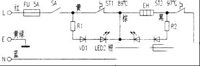 安吉尔饮水机不制热的检修思路