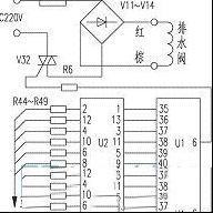 爱德XQB45-1D洗衣机开机即烧保险。