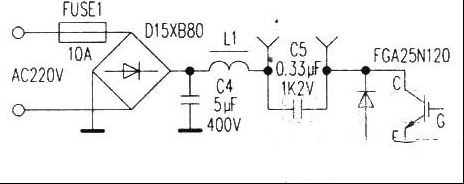 剑龙CL-200A-C4四位数码电磁炉故障
