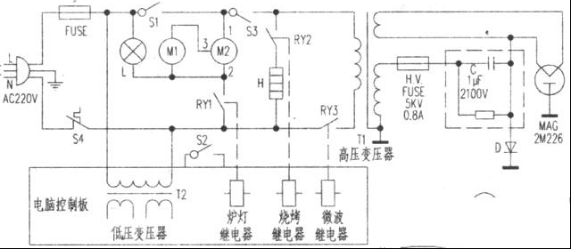 格兰仕WD800B微波炉加热正常，不能烘烤加热