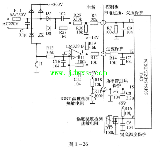 金灶KJ-08H电磁炉插入电源插座就报警