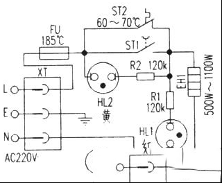 家用保温式自动电饭锅电路原理分析