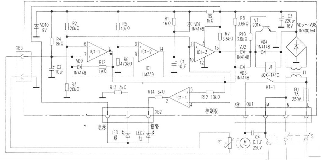 富达ZL130-81吸尘器电路原理及检修思路