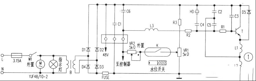 亚都加湿器电路原理与检修思路