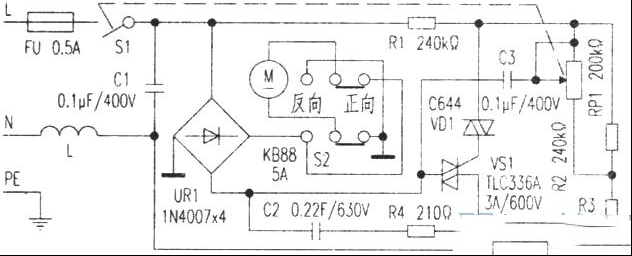 电子按摩器工作原理与故障检修