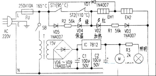 乐能DPL700电泵式电热水瓶电路原理与维修