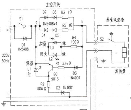 自动保温电热壶电路原理与维修