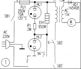 万怡PZ-100Q电热水瓶电路原理与维修