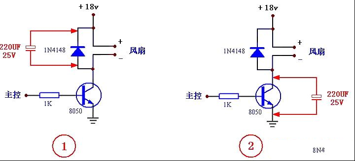 解决电磁炉风扇电压偏低转速慢的办法（图）