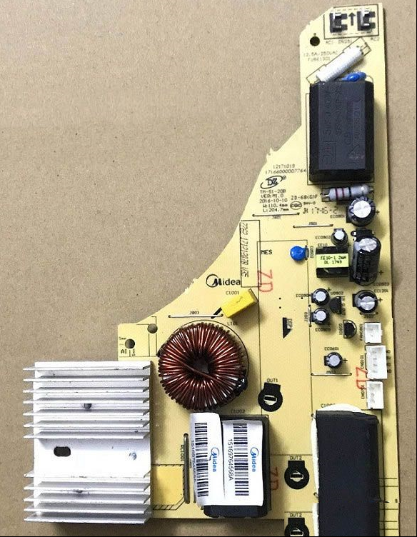 美的C21-RH2145电磁炉显示U1代码的检修