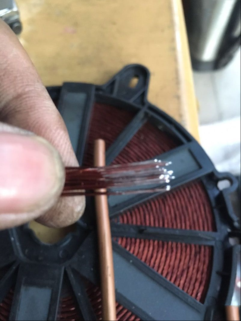电磁炉铝线盘烧断后重新接线技巧（图）