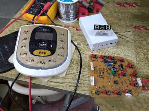 美的电压力锅通电后按键没反应的检修思路