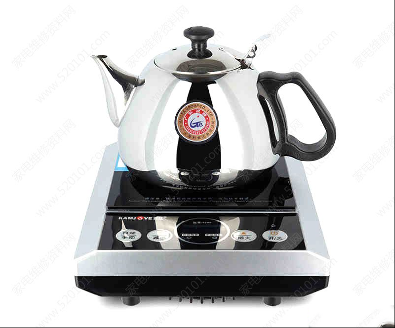 金灶S100电茶壶通电显示E2代码的故障检修